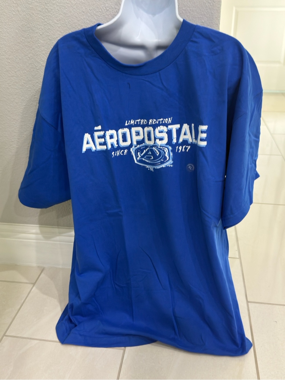 Aeropostale Royal Blue Short-Sleeve Logo Tee